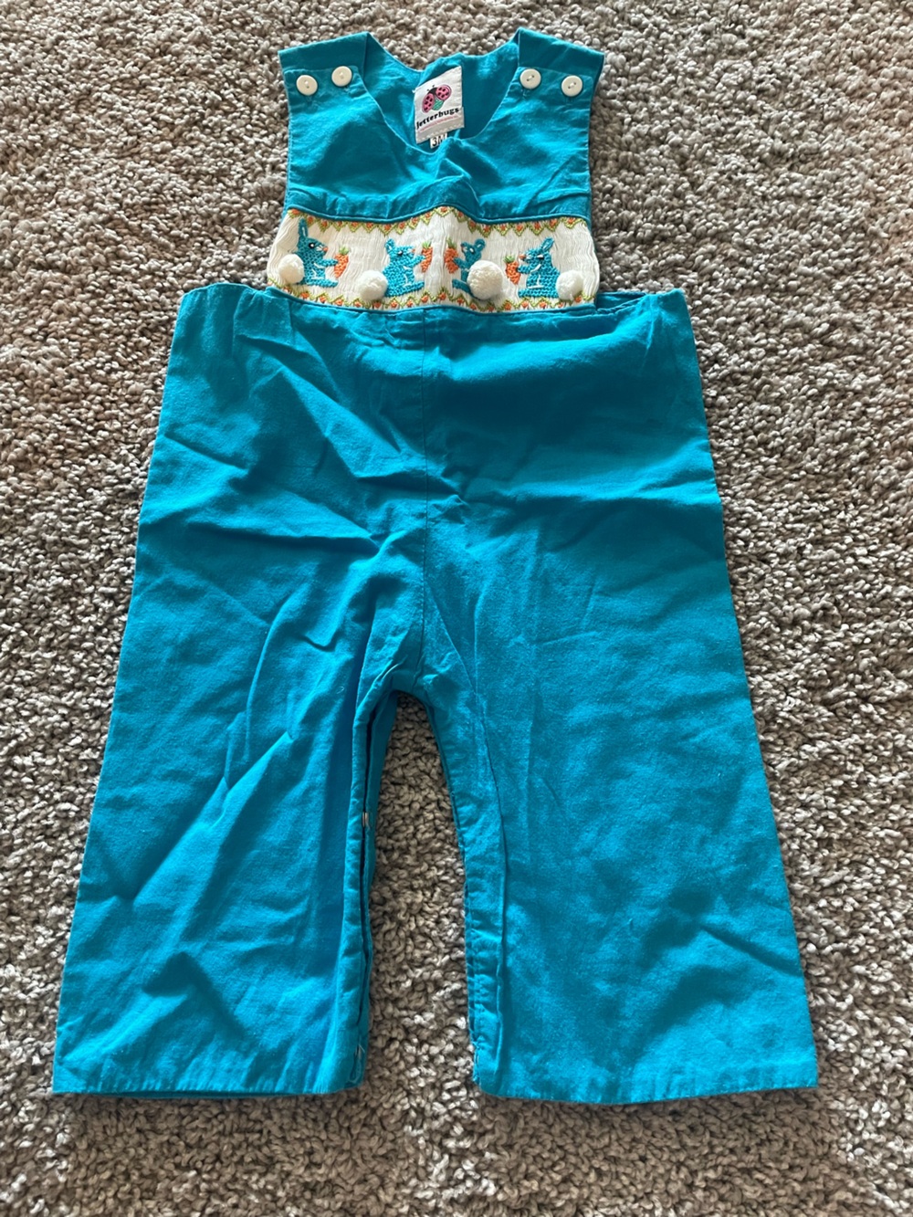 Bright Turquoise Bunny Jon Jon